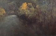 Penleigh boyd Wattle on the Yarra oil painting picture wholesale